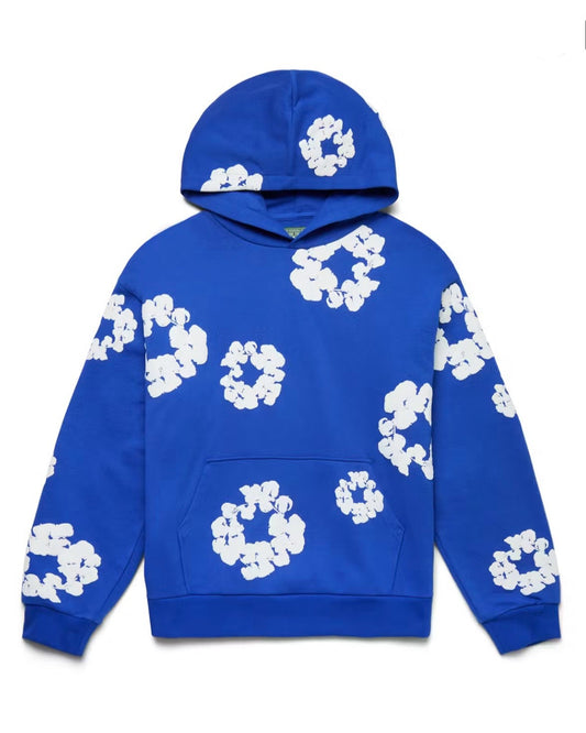 Blue & White Denim Tears Hoodie
