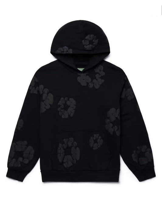 Black & Dark grey Denim Tears Hoodie